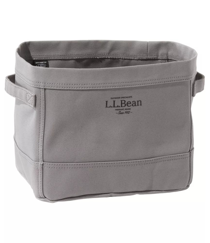 Canvas Storage Tote, Rectangular Baskets & Totes at L.L.Bean