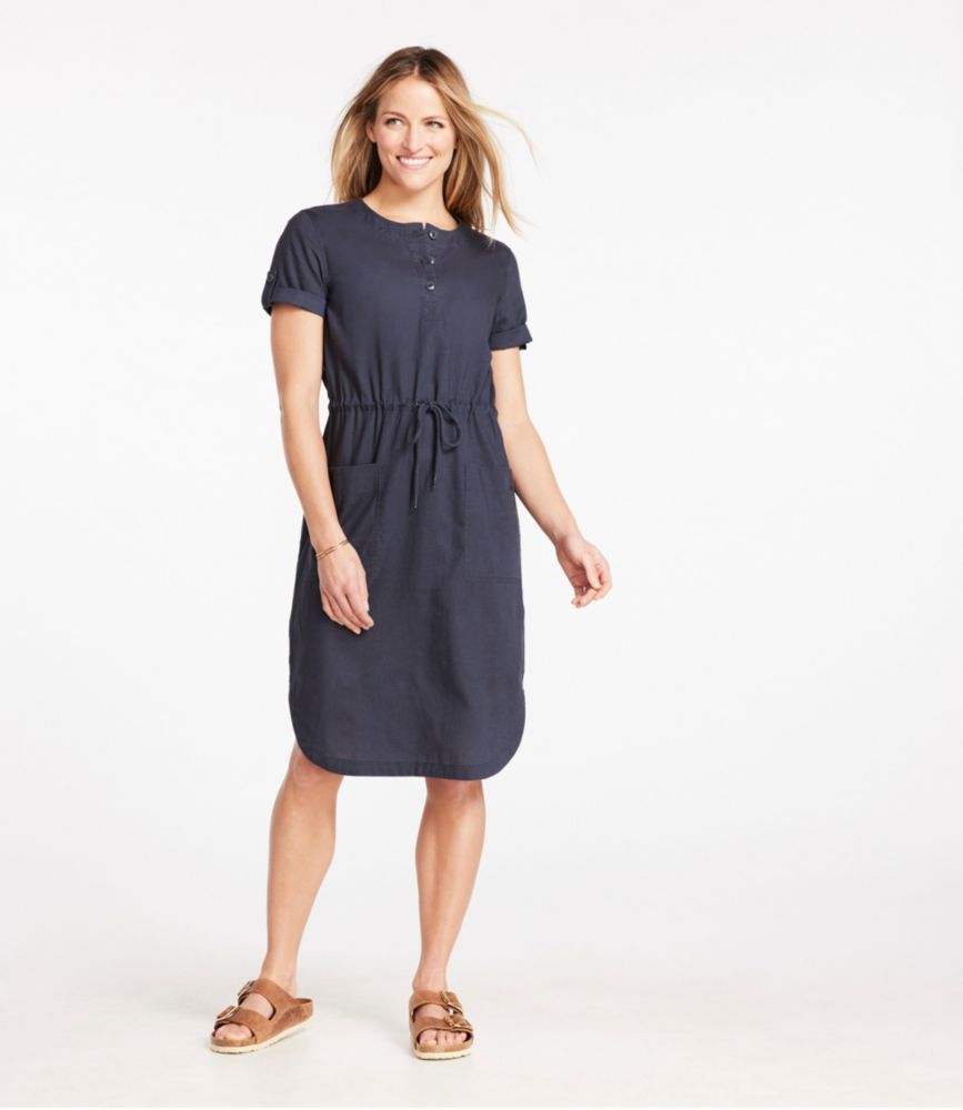 Women's Signature Tencel Linen Blend Woven Dress Dresses & Skirts at