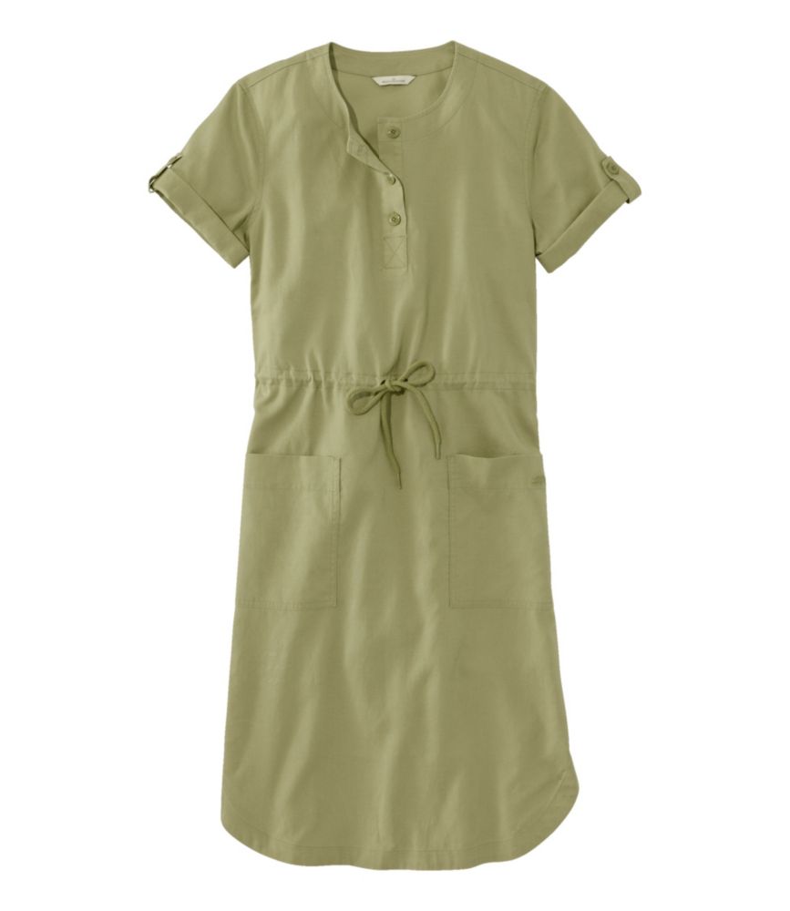 Women's Signature Tencel Linen Blend Woven Dress Dresses & Skirts at