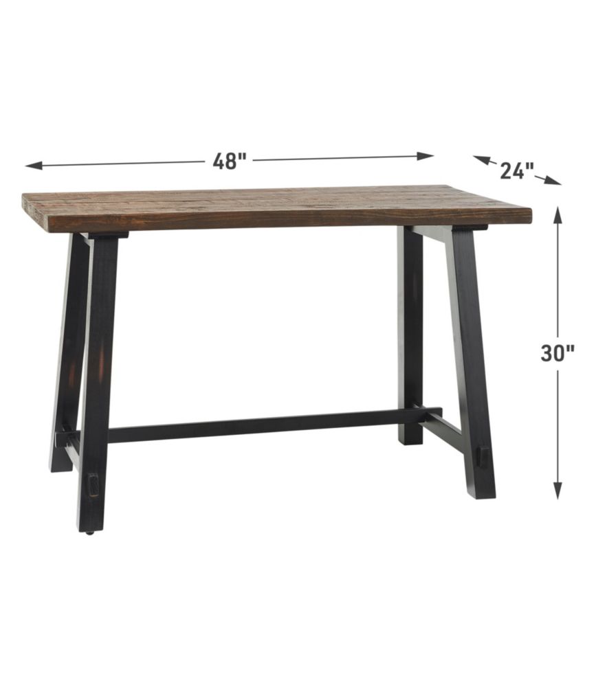 Rough Pine Solid Wood Desk, 48"W Desks at L.L.Bean