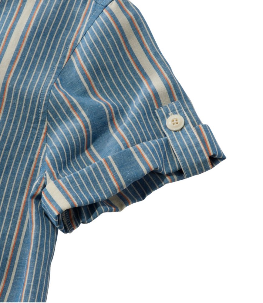 Women's Signature Tencel Linen Blend Woven Dress, Stripe Dresses