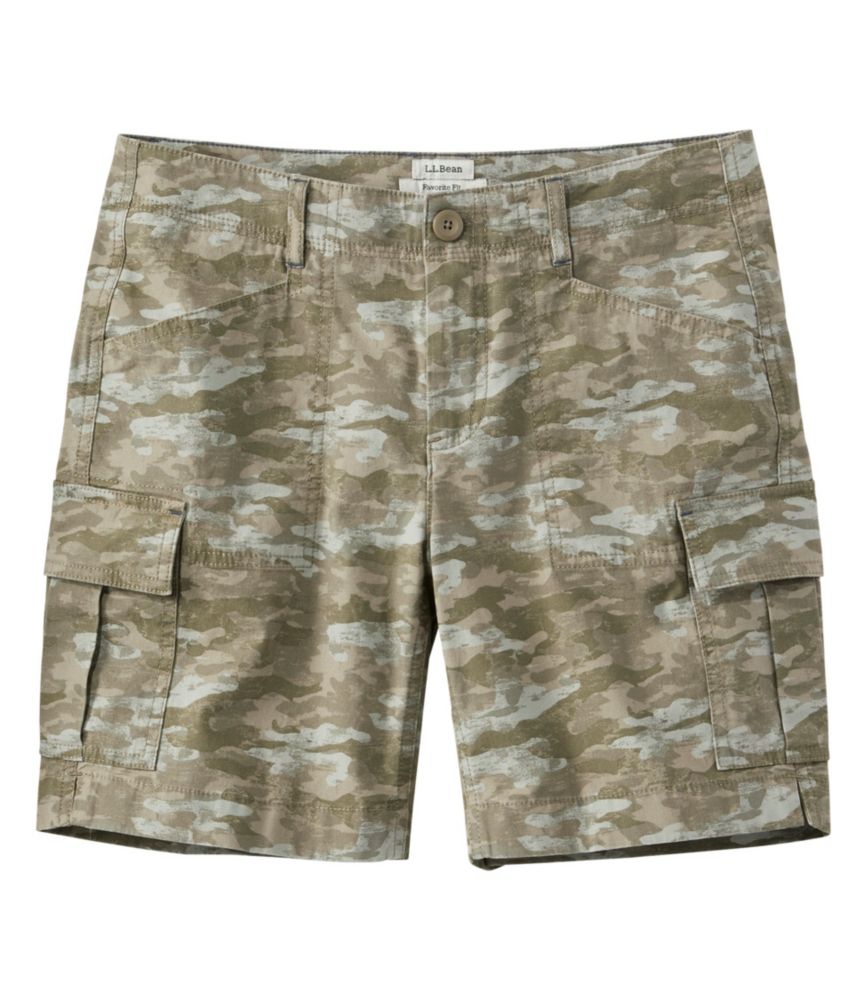 Women's Stretch Canvas Cargo Shorts, MidRise Camo Shorts & Skorts at