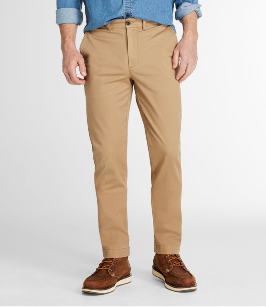 Men's Lakewashed Stretch Khakis, Slim Fit, Straight Leg Pants & Jeans