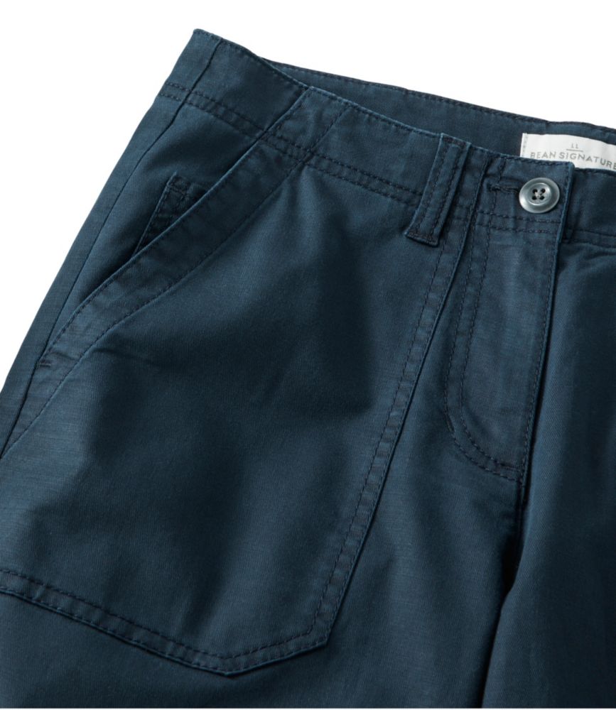 Women's Signature Cotton/TENCEL Utility Pants, WideLeg Pants at L.L.Bean