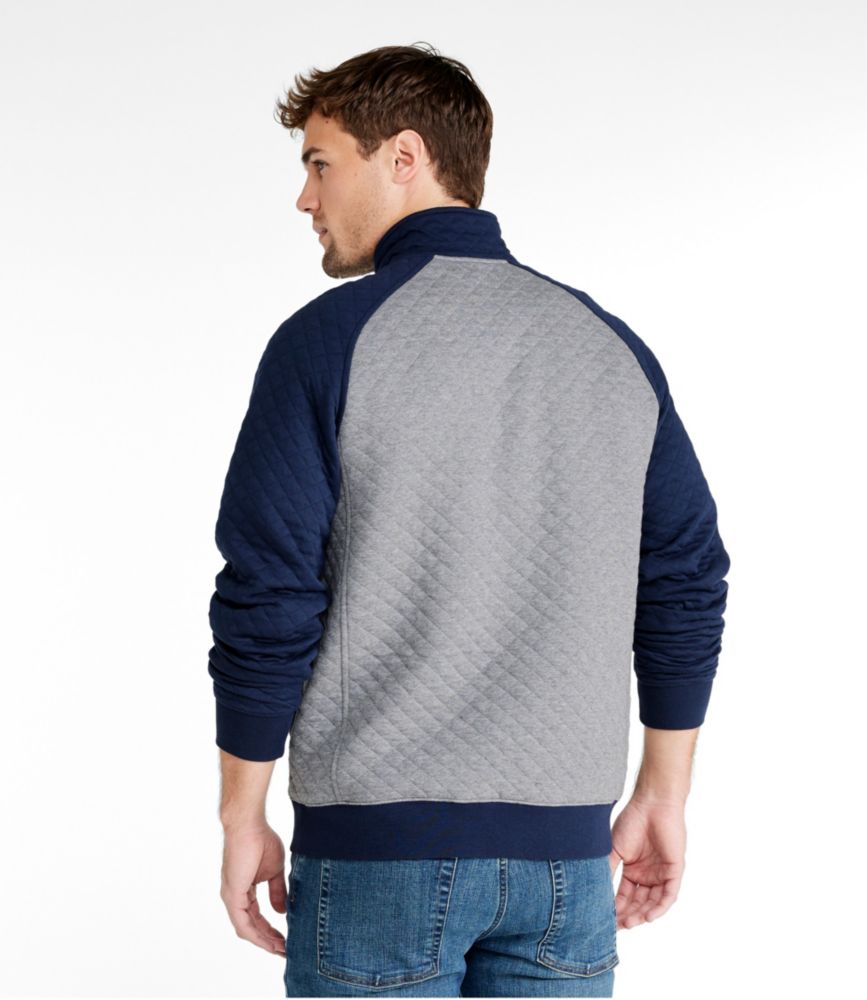Men's Quilted Sweatshirt, Mockneck, Colorblock Sweatshirts & Fleece