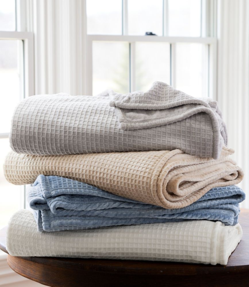 Wicked Cozy Waffle Blanket Blankets & Throws at L.L.Bean