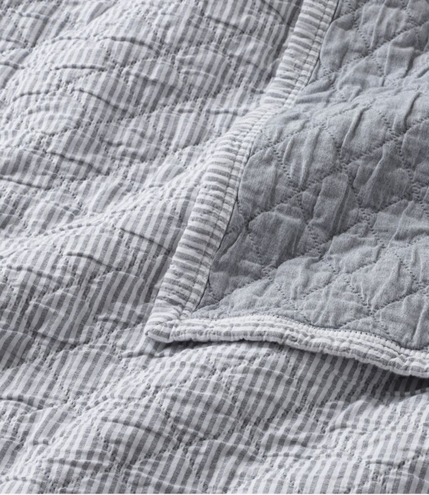 Reversible Ticking Stripe Quilt Collection Quilts at L.L.Bean