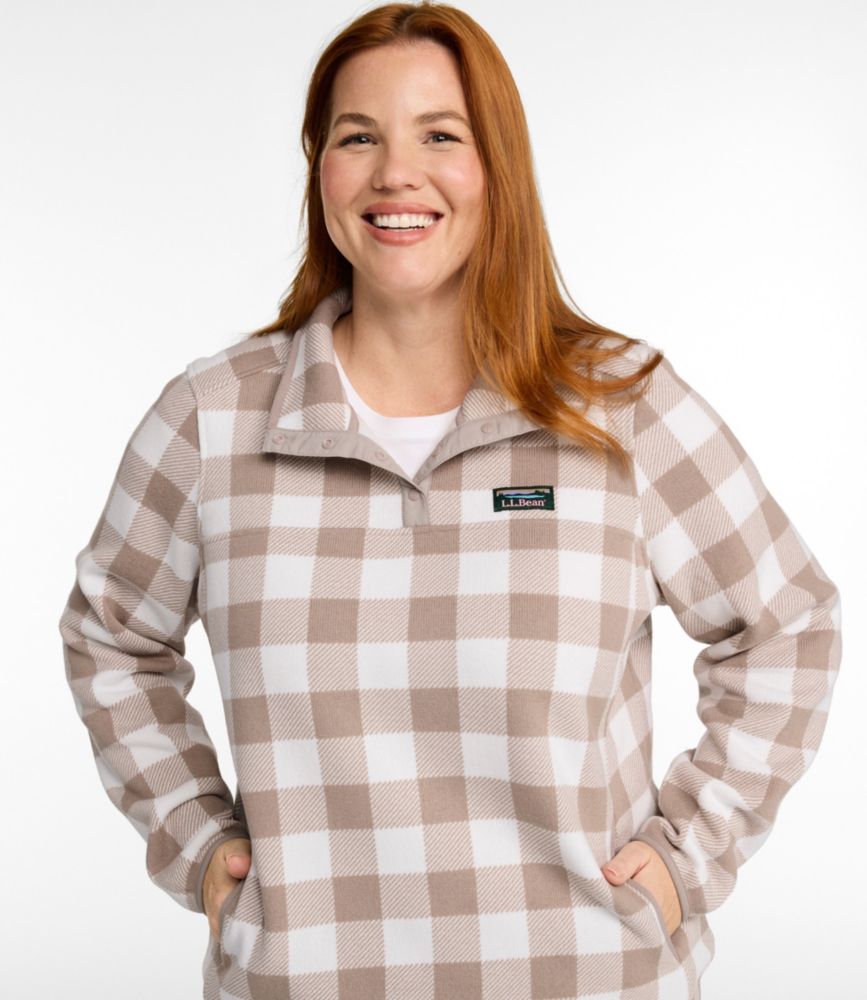 Women's L.L.Bean Sweater Fleece Pullover, Print Sweatshirts & Fleece