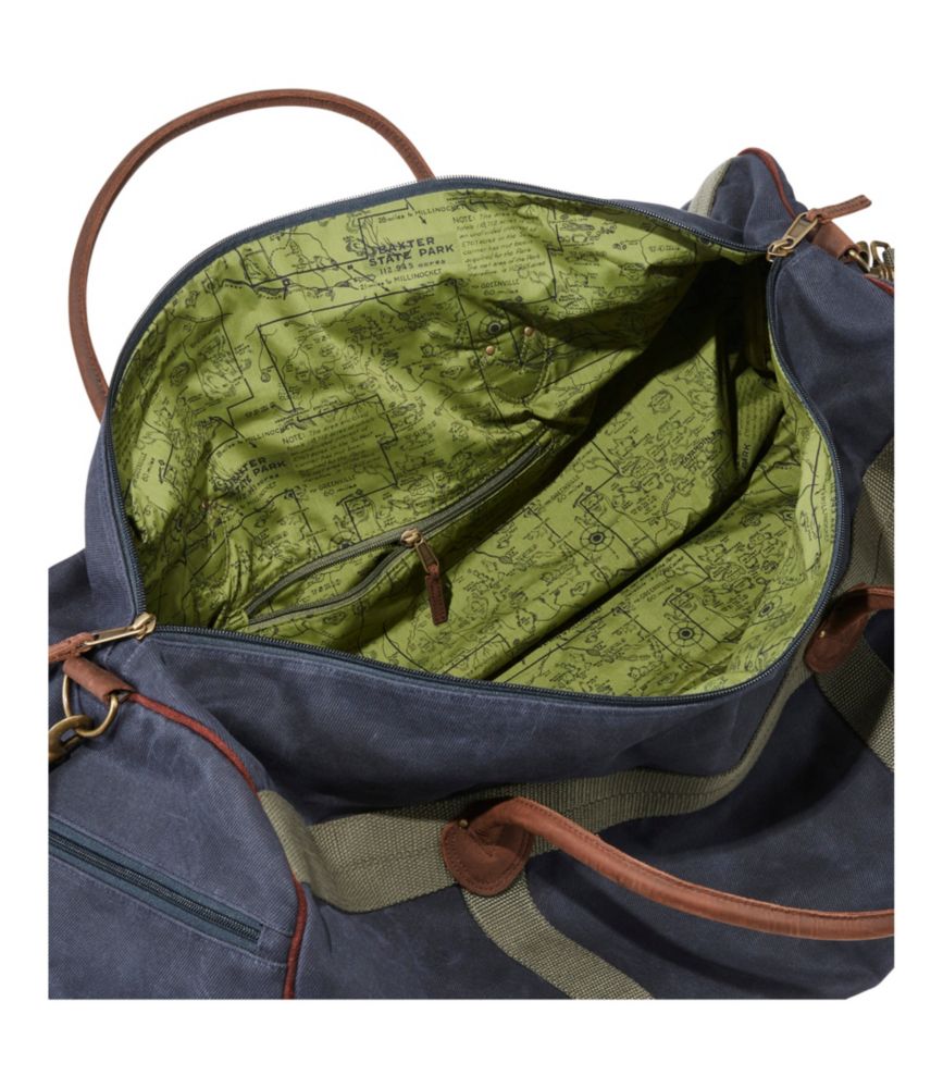 Waxed Canvas Duffle, Large Duffle Bags at L.L.Bean