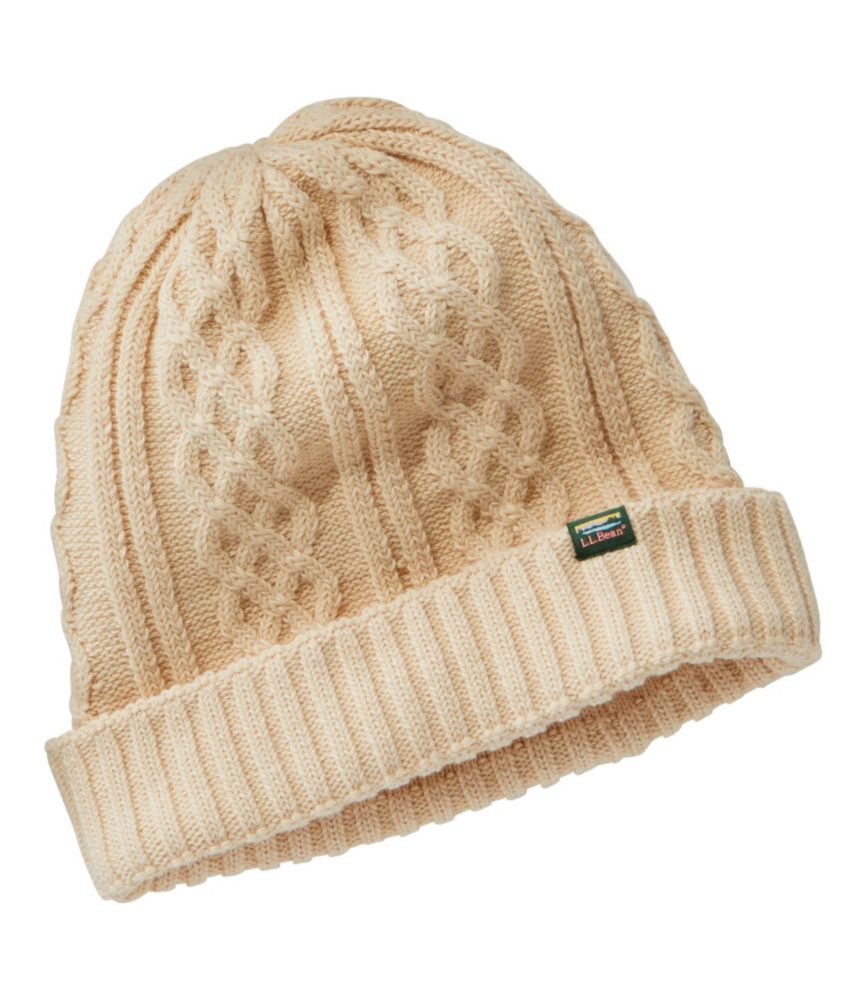 Adults' L.L.Bean Cable Knit Hat Winter Hats & Beanies at L.L.Bean