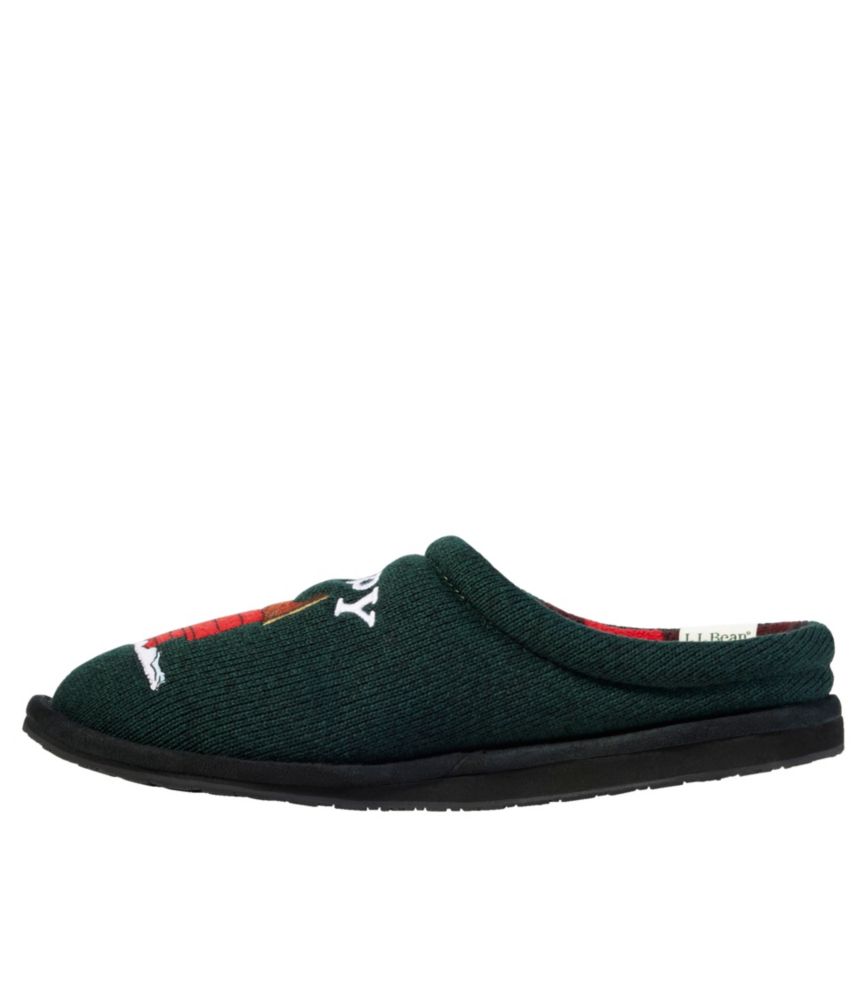 Men's L.L.Bean x Peanuts Sweater Fleece Slippers Slippers at L.L.Bean