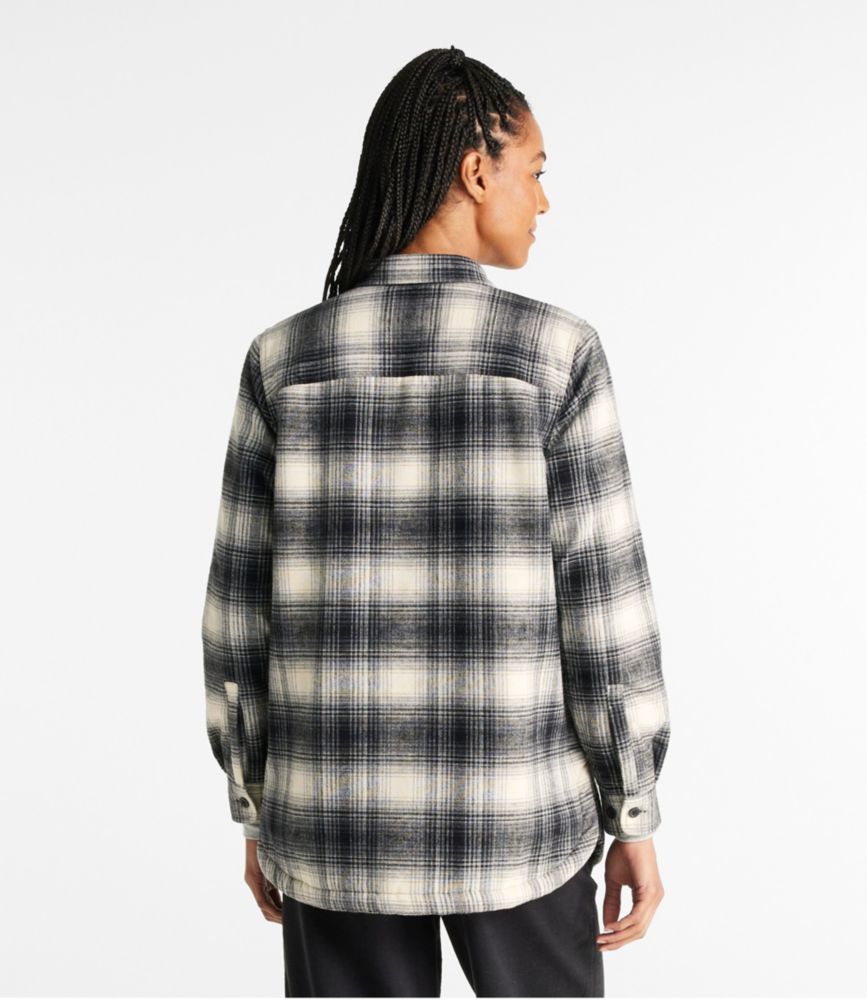 Women's Heritage Chamois Shirt, SherpaLined Shacket Pattern Shirts