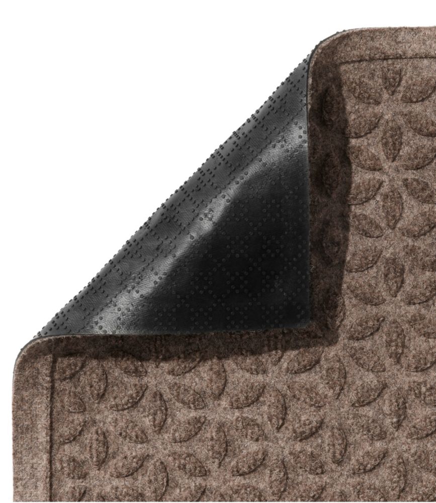 Heavyweight Recycled Waterhog Doormat, Blooming Circles, Personalized