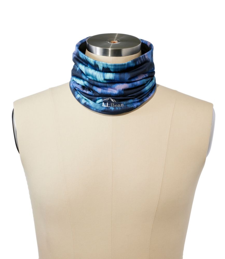 Adults' L.L.Bean Performance Neck Gaiter, FleeceLined Print Masks