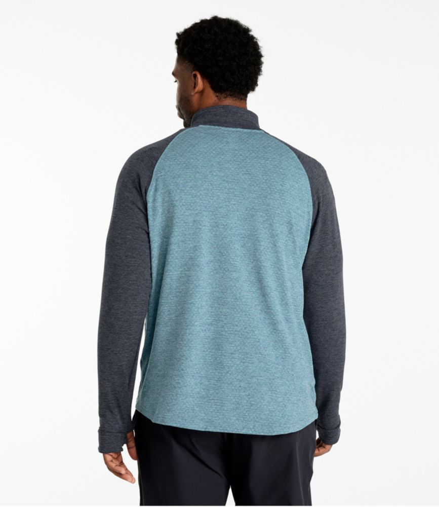 Men's Adventure Grid Fleece, QuarterZip Colorblock Sweatshirts & Fleece at L.L.Bean