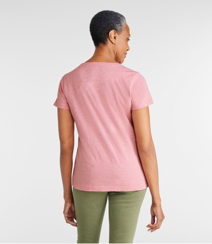 Women's Washed Cotton Tee, ShortSleeve Crewneck Tees & Knit Tops at