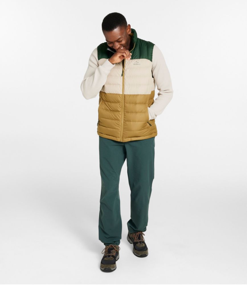 Men's Bean's Down Vest, Colorblock Vests at L.L.Bean