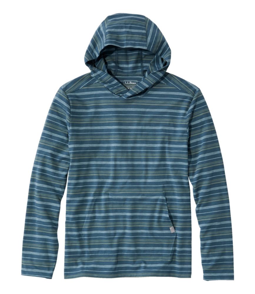 Men's Explorer Slub Tee, LongSleeve Hoodie Striped TShirts at L.L.Bean