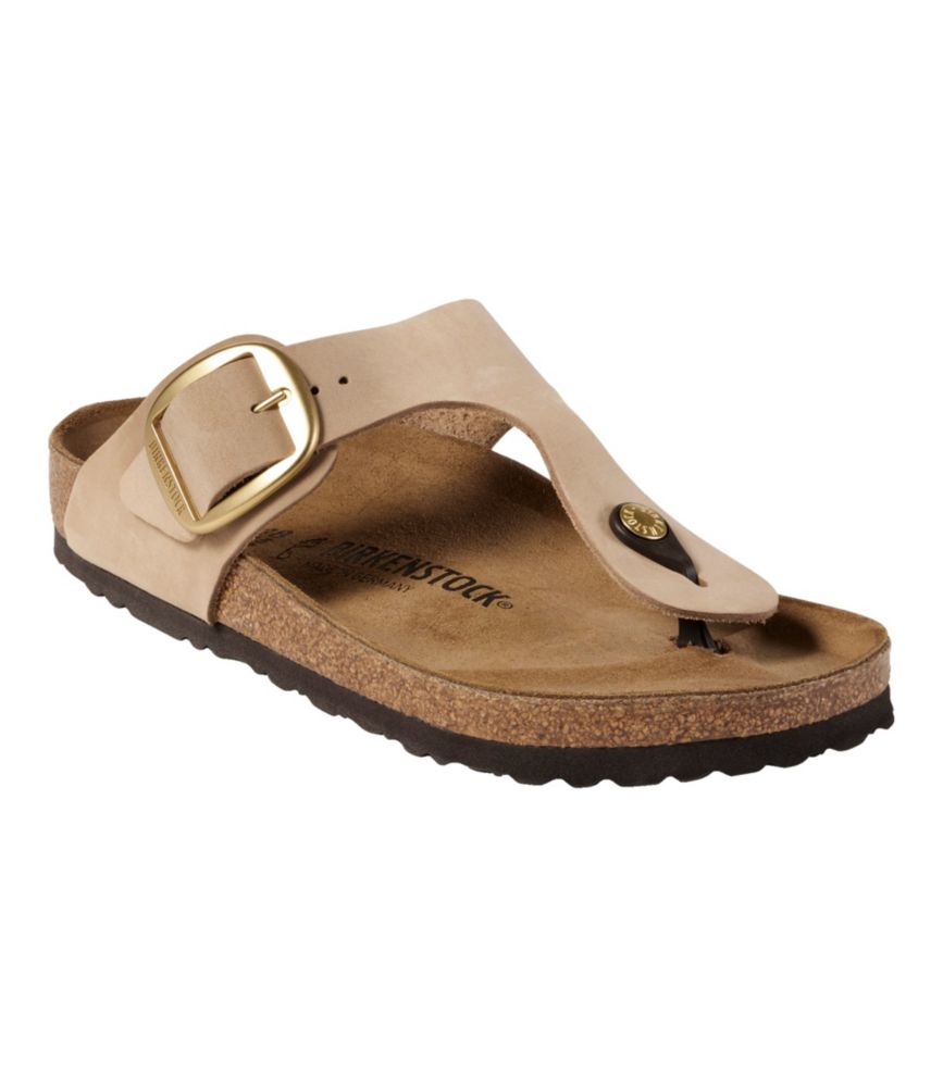 Women's Birkenstock Big Buckle Gizeh Sandals, Nubuck Sandals & Water