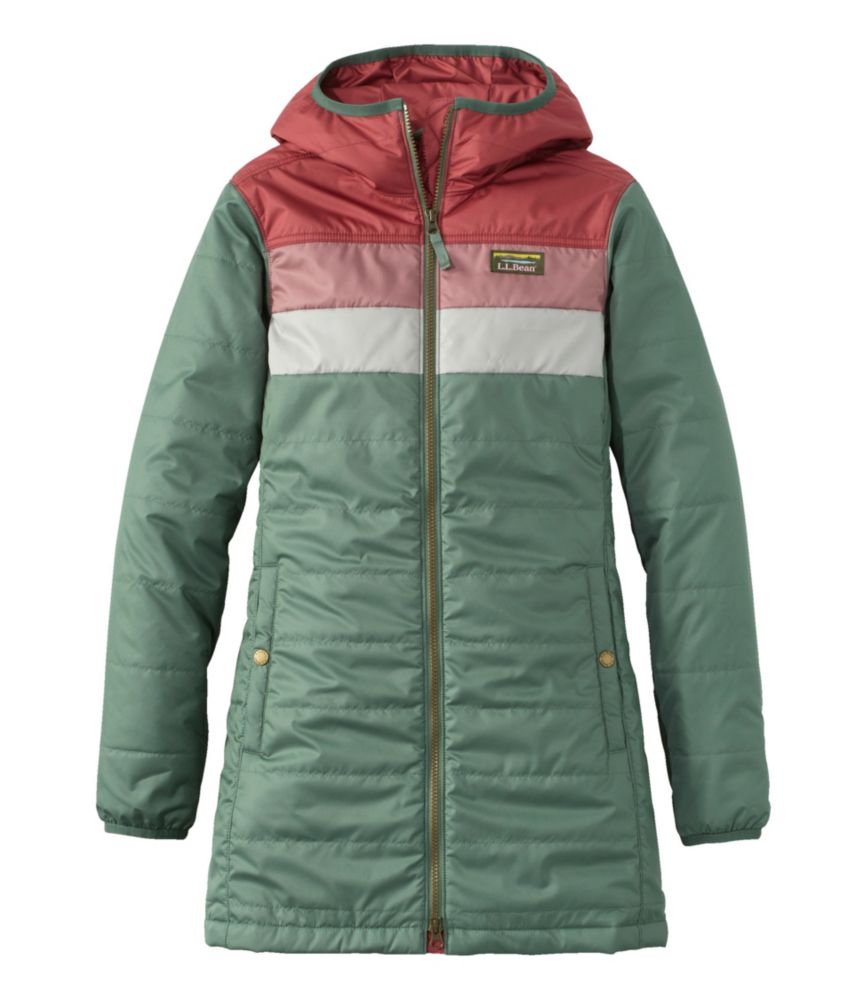 Women's Mountain Classic Puffer Coat, Colorblock Insulated Jackets at