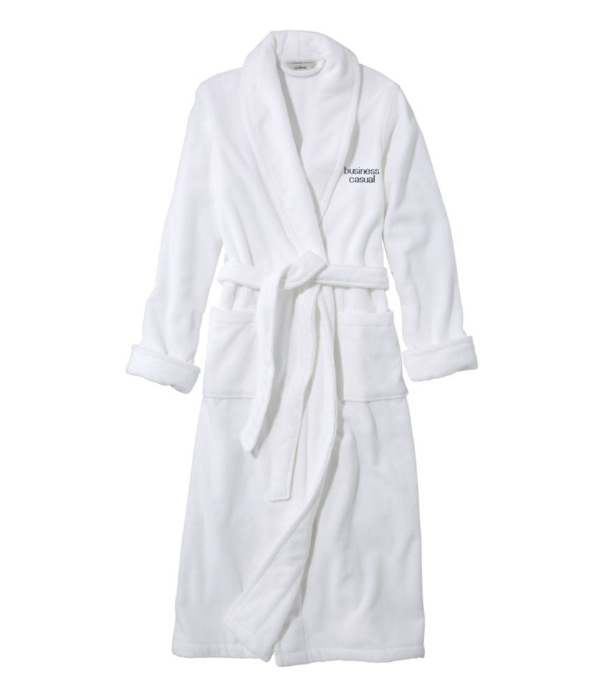 Embroidered Women's Organic Terry Robe Sleepwear at L.L.Bean