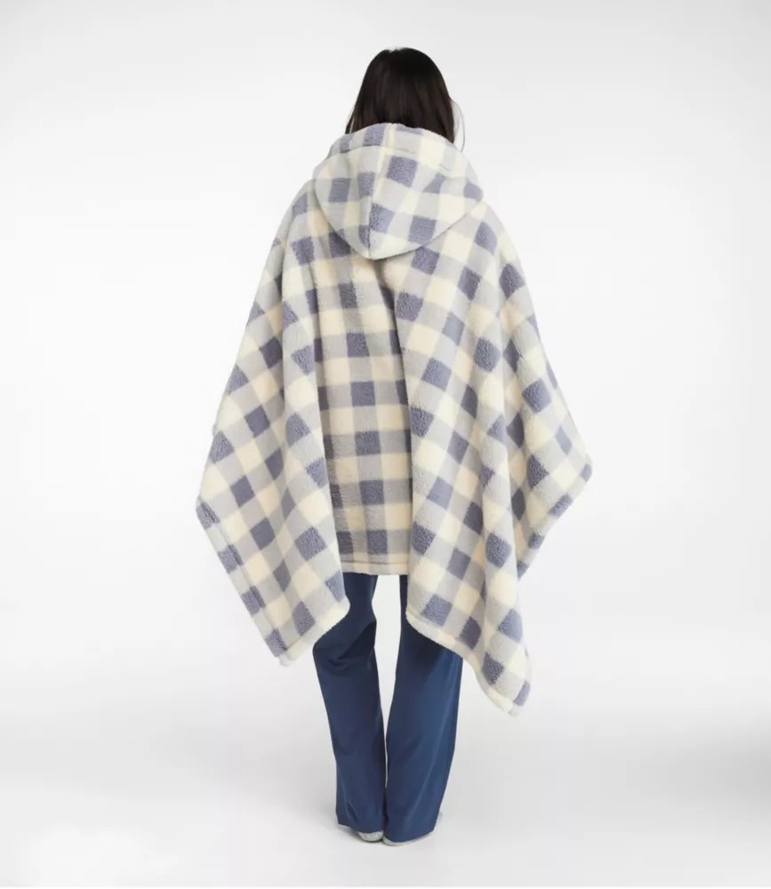 Cozy Sherpa Wearable Throw, Plaid Blankets & Throws at L.L.Bean