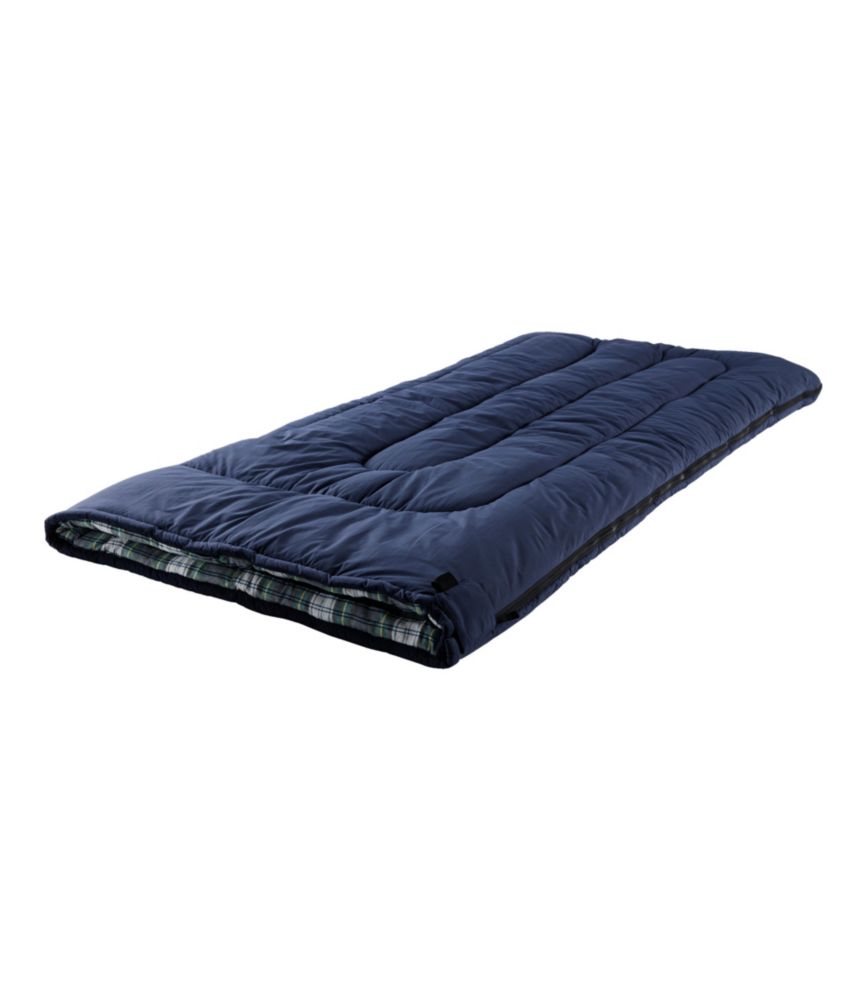 L.L.Bean Flannel Lined Camp Sleeping Bag, 0° Sleeping Bags at L.L.Bean