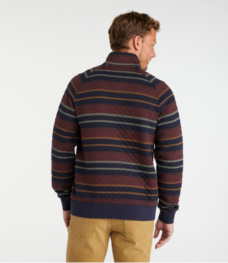 Men's Quilted Sweatshirt, Mockneck, Stripe Sweatshirts at L.L.Bean