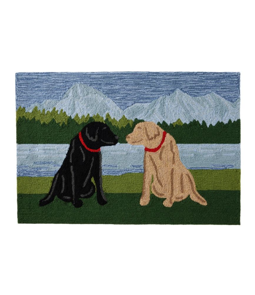 Indoor/Outdoor Vacationland Rug, Mountain Dogs IndoorOutdoor at L.L.Bean