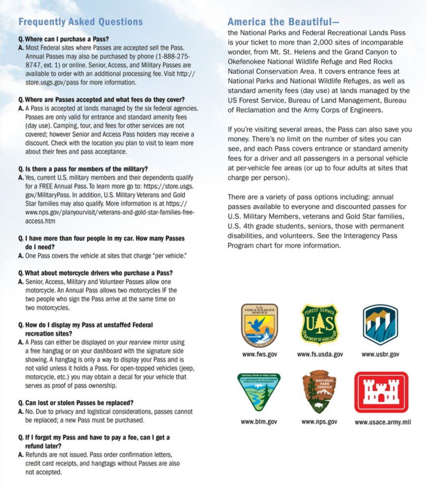 2023 America the Beautiful National Parks and Federal Recreational