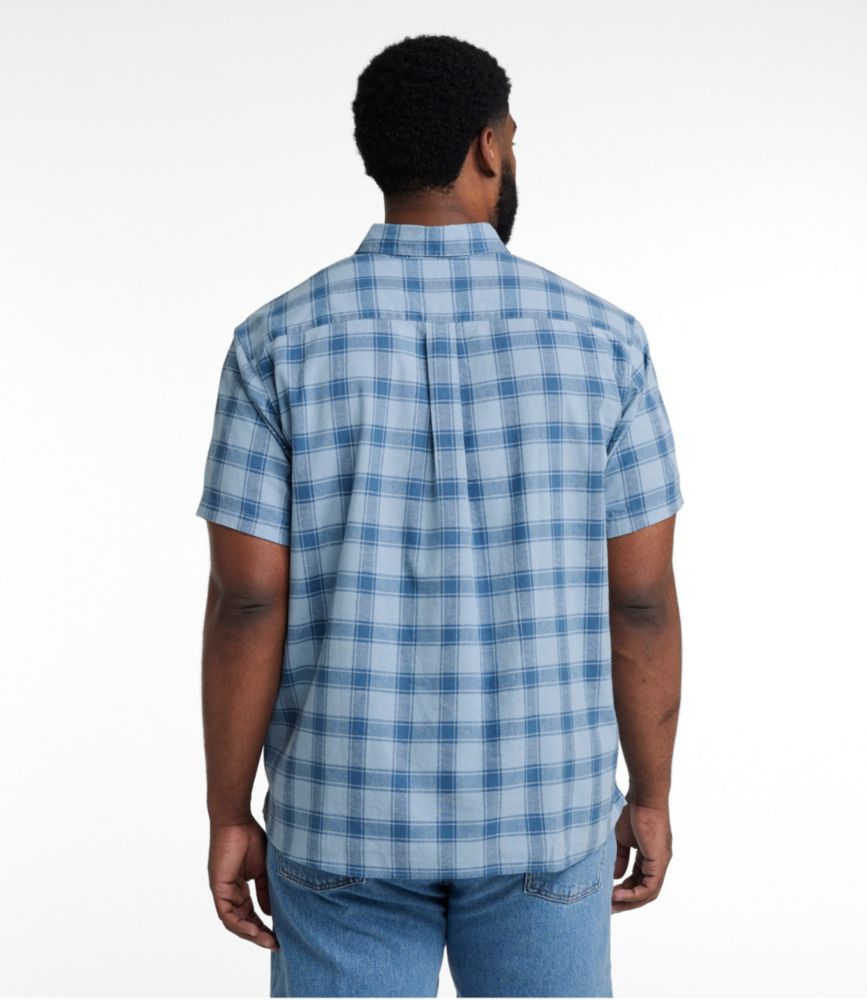 Men's Backyard BBQ Shirt, ShortSleeve, Traditional Untucked Fit, Plaid