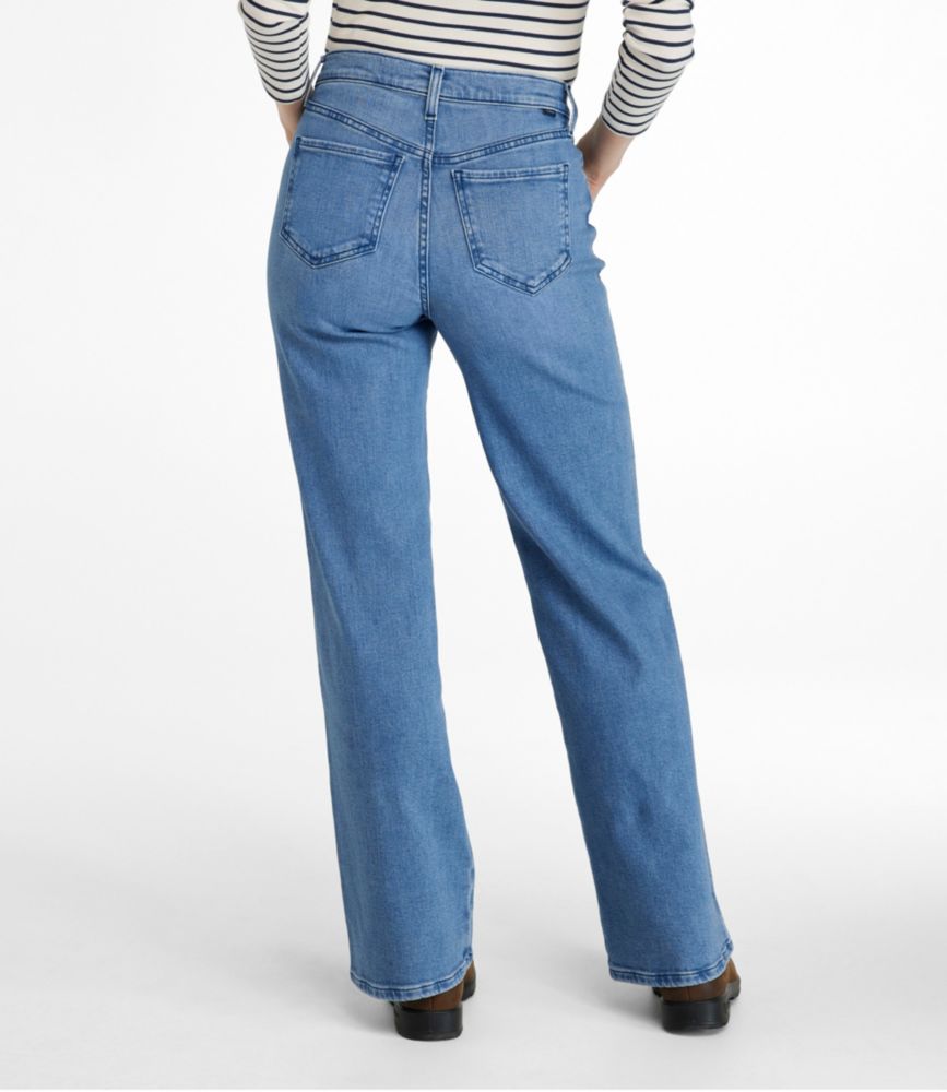 Women's L.L.Bean Everyday Stretch Jeans, HighRise Relaxed WideLeg