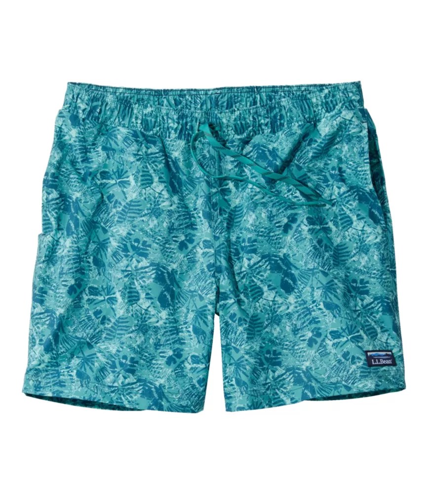 Men's Vacationland Stretch Swim Trunks, 6" Print Swim Trunks at L.L.Bean