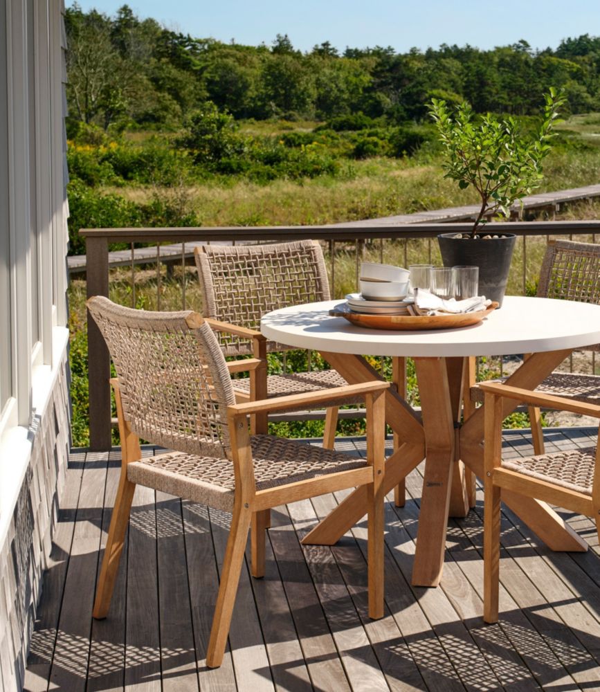 Eucalyptus and Rope Dining Chairs, Set of Two Chairs at L.L.Bean