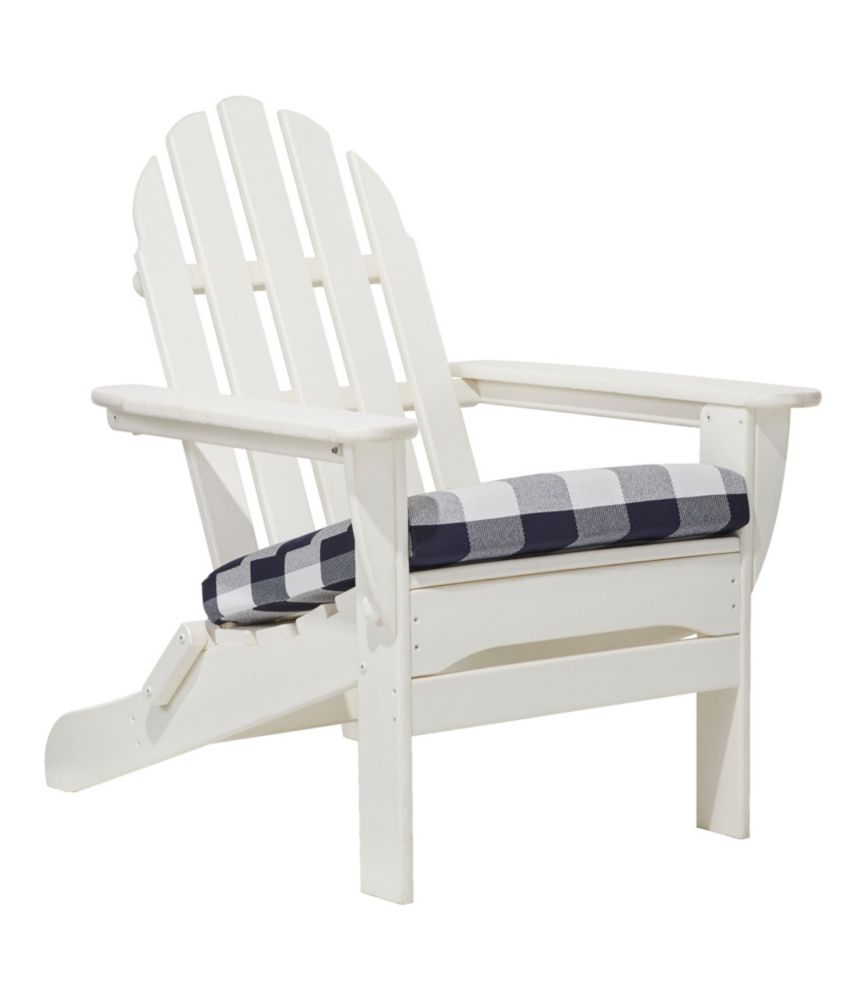 Adirondack Chair Seat Cushion, Buffalo Plaid Outdoor Cushions