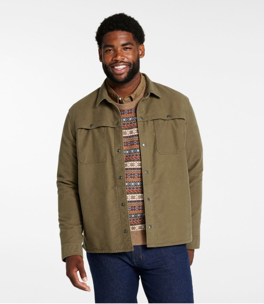 Men's Signature Heritage Moleskin Shirt Jac ShirtJackets at L.L.Bean