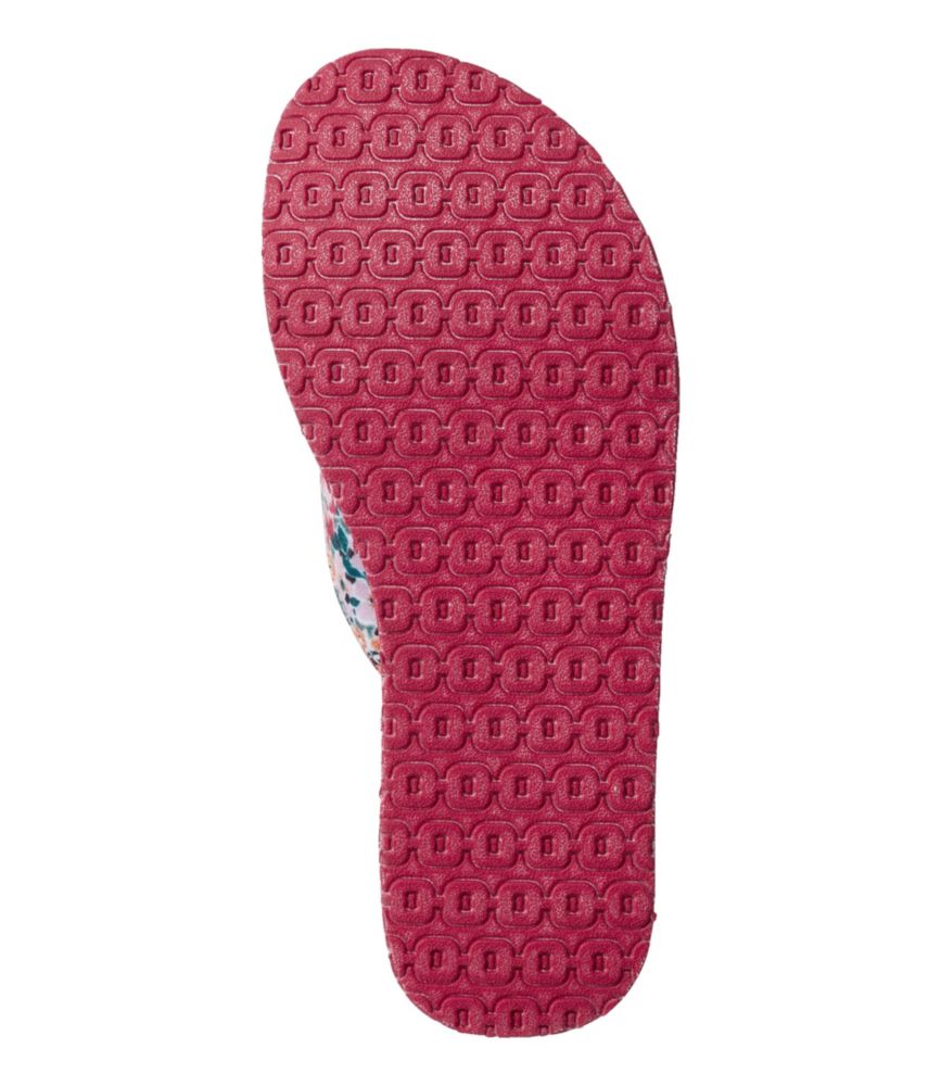 Women's L.L.Bean x Summersalt Maine Isle FlipFlops, Woven Print Flip