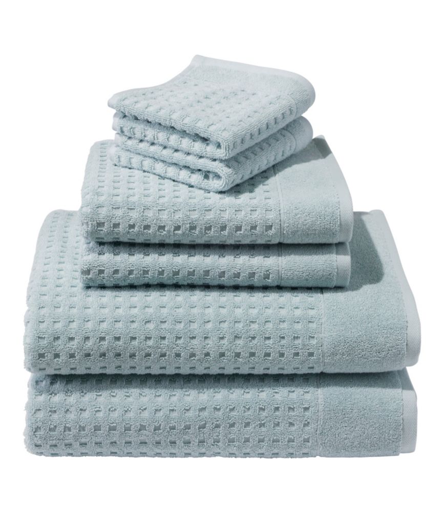 Waffle Cotton Towel Set Bath & Beach Towels at L.L.Bean