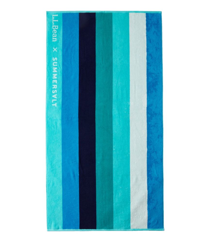 L.L.Bean X Summersalt Seaside Beach Towel Bath & Beach Towels at L.L.Bean