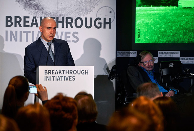 Breakthrough Stephen Hawking & Co. back Russia tech billionaire in