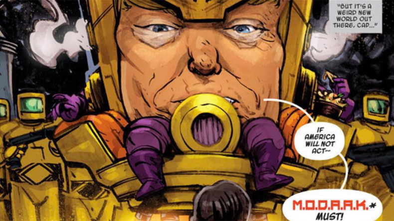 Marvel transform Trump into ‘big head’ Captain America