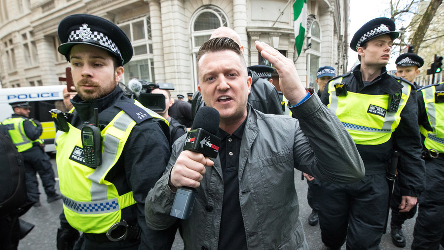 Tommy Robinson arrested for ‘breach of the peace’ after