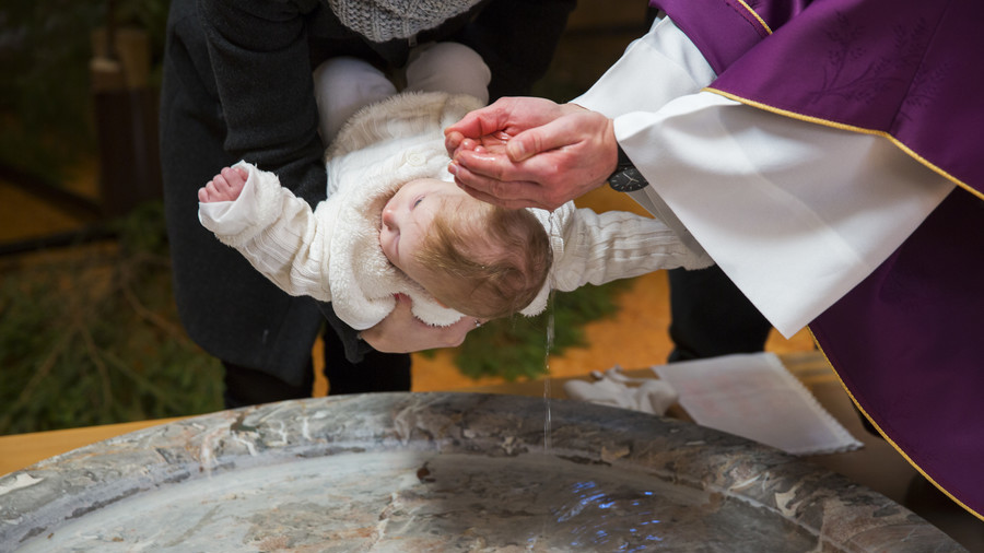 French priest suspended after video of him slapping toddler during