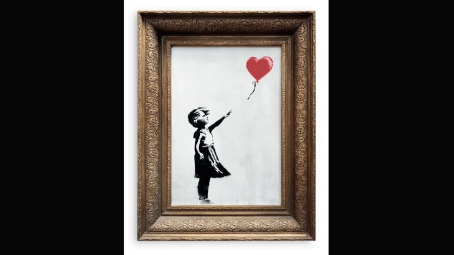 'We’ve been Banksy’d!' Balloon girl selfdestructs upon fetching 1.1mn