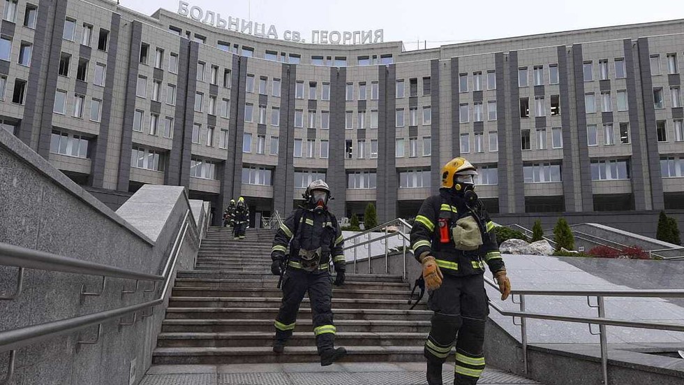 Fire erupts at Saint Petersburg Covid19 hospital after ventilator