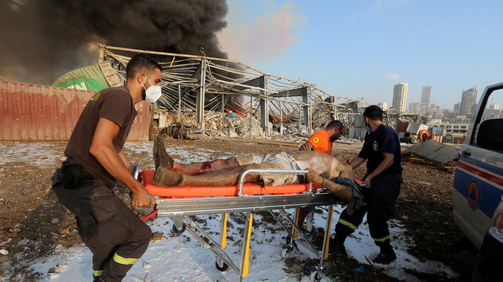 BEIRUT BLAST AFTERMATH Parts of Lebanon’s capital lay in ruins after