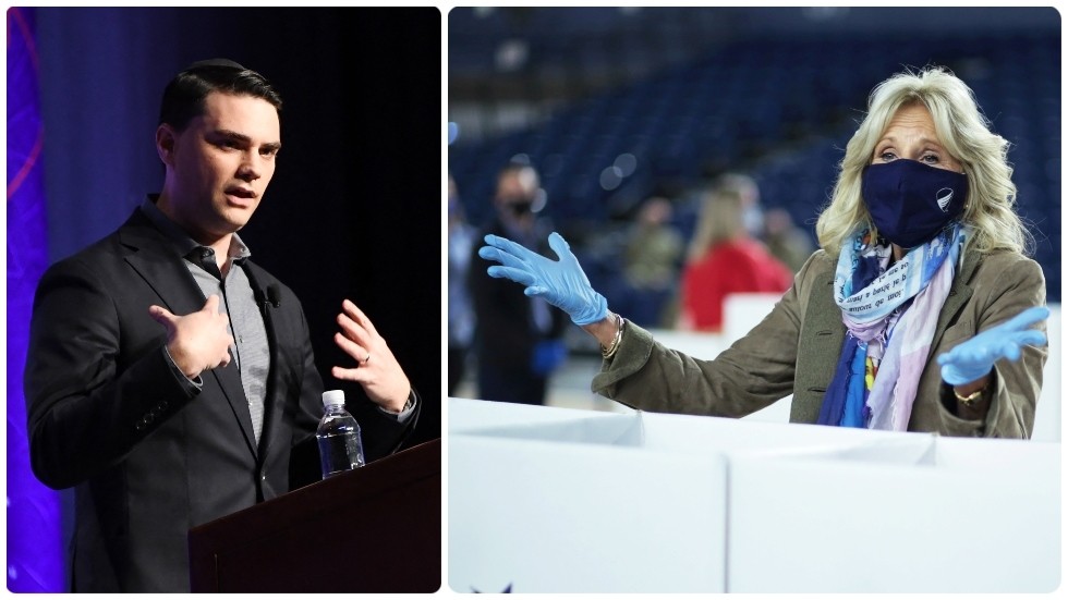 Ben Shapiro branded a ‘SNOB’ for not being impressed with Jill Biden’s doctorate, as Twitter