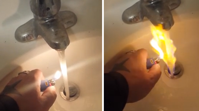 Fracking hot N. Dakota man ‘sets tap water on fire’ — RT USA News