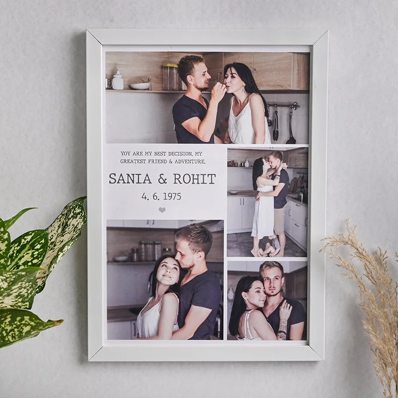 Send / Buy Wedding Date Photo Frames Online Angroos