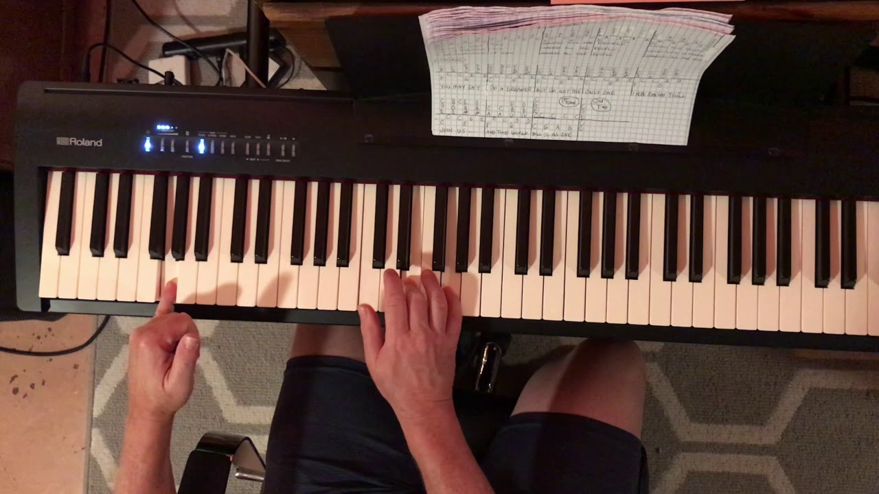 How To Play Imagine By John Lennon On The Piano Mozart Project